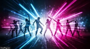 Dance poster background image