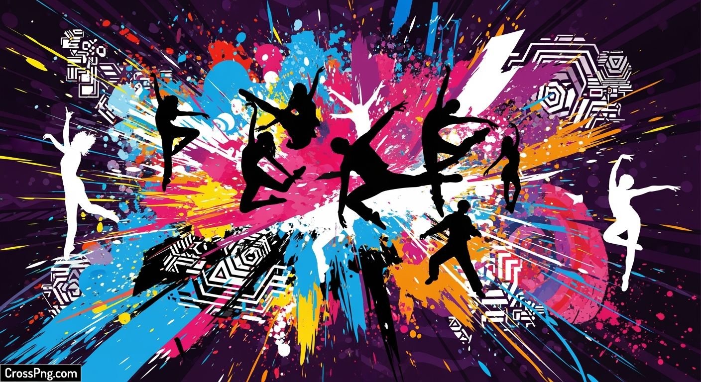 Dance poster background image 3