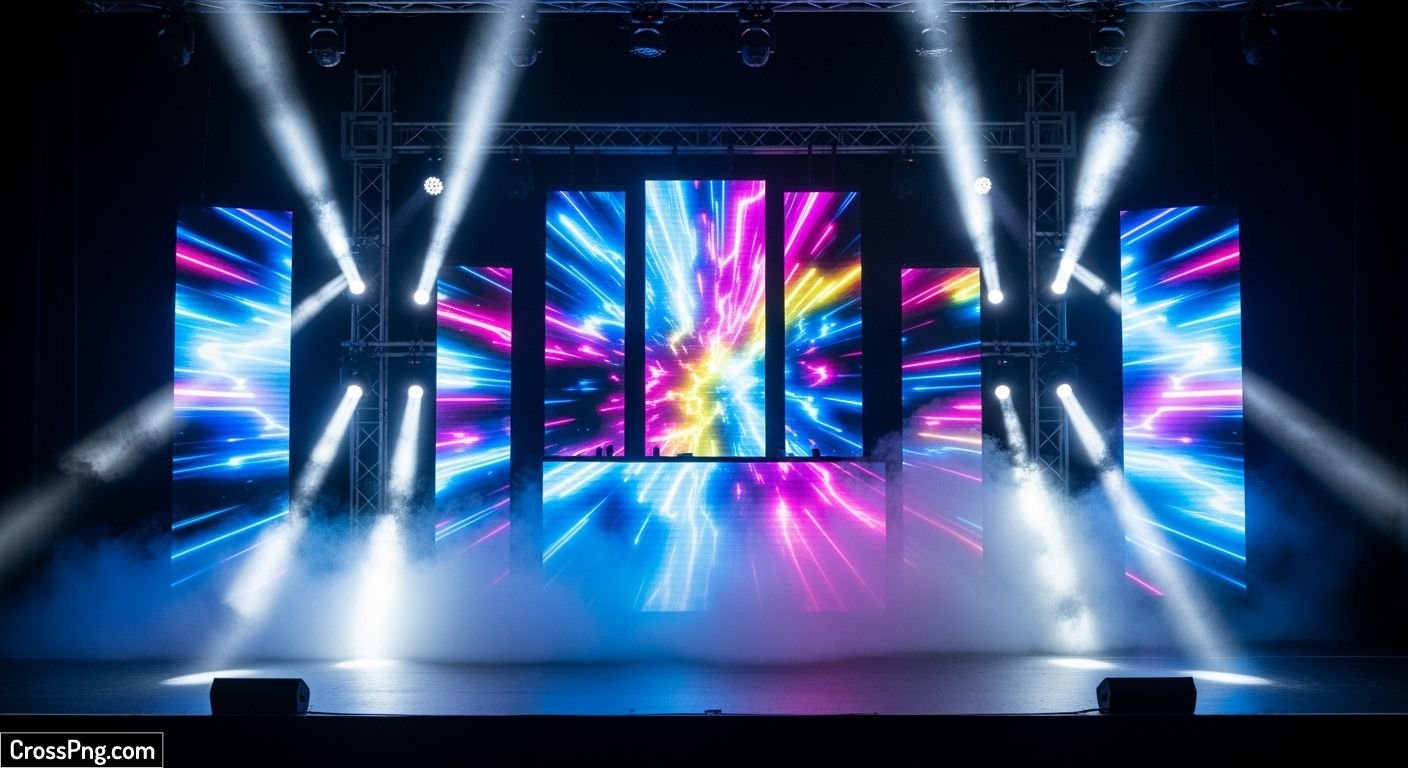 Dance stage background image