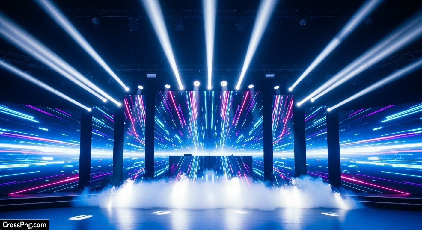 Dance stage background image