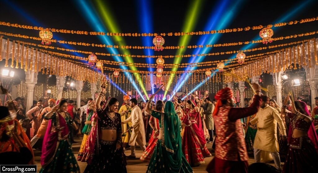 Dandiya night background image 3