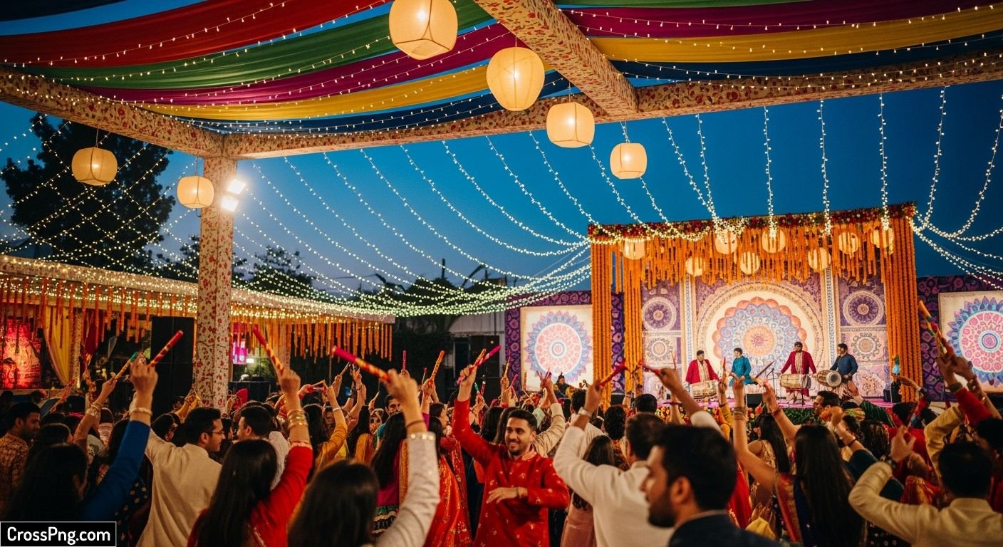 Dandiya night background image
