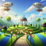 Dandys world background image