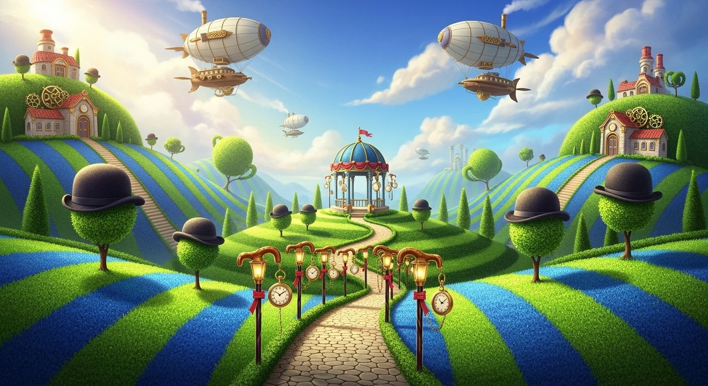 Dandys world background image