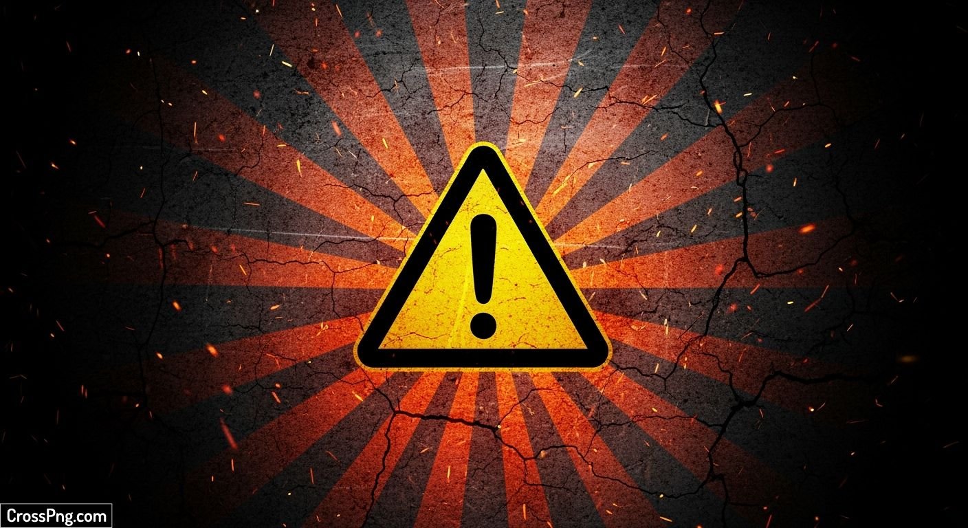 Danger background for editing image