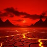 Danger background for editing image