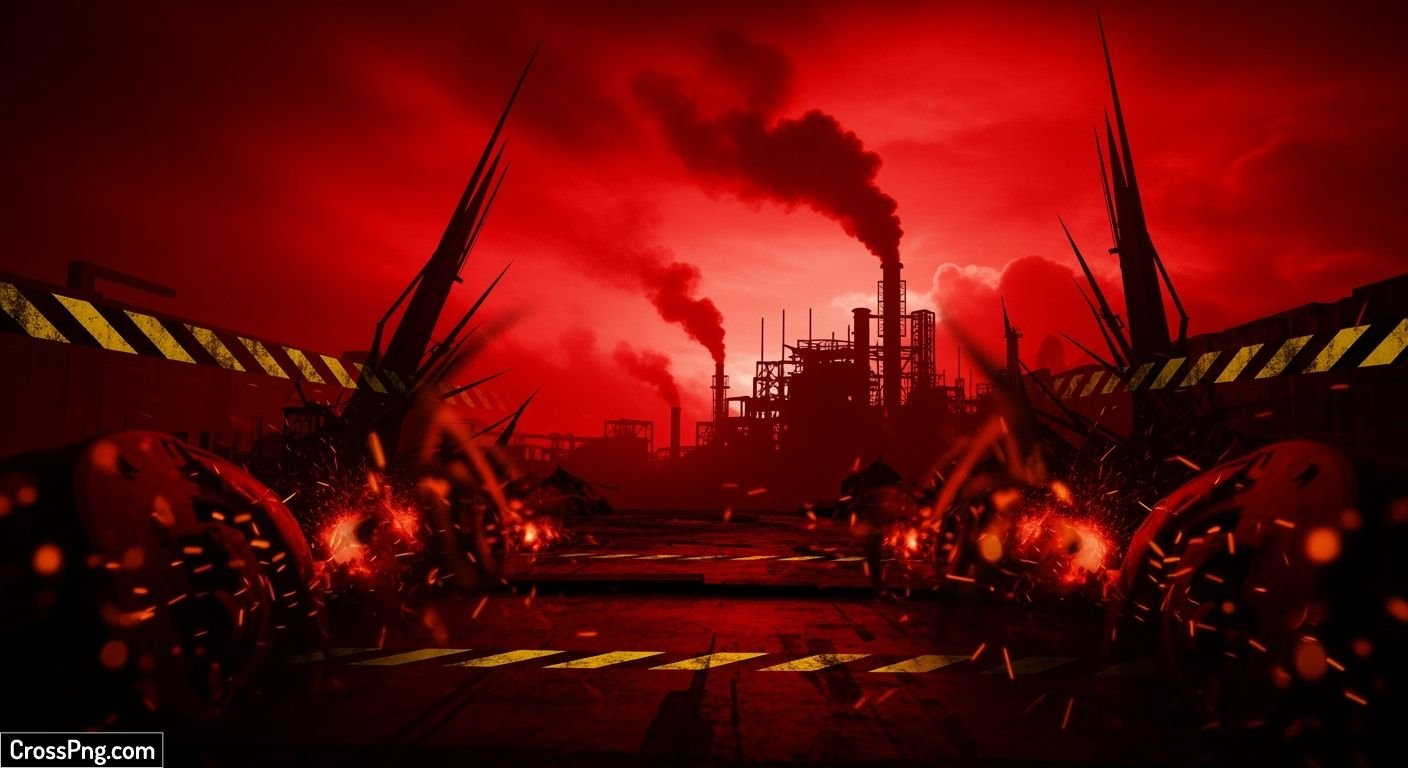 Danger background for editing image 2
