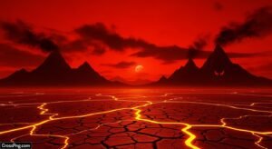 Danger background for editing image