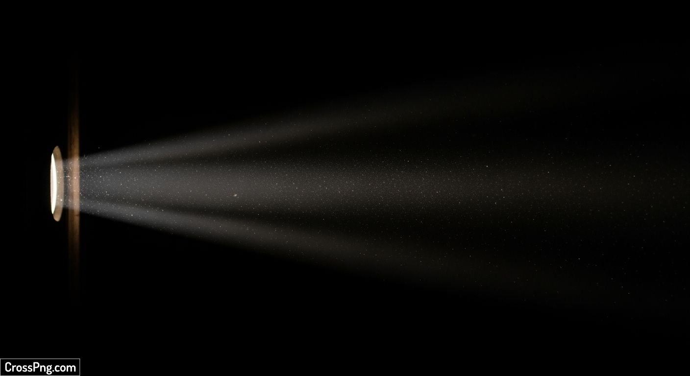 Dark background with light image