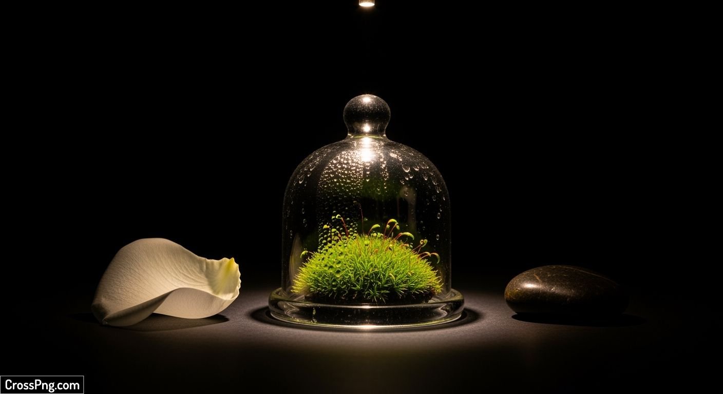 Dark background with light image 5