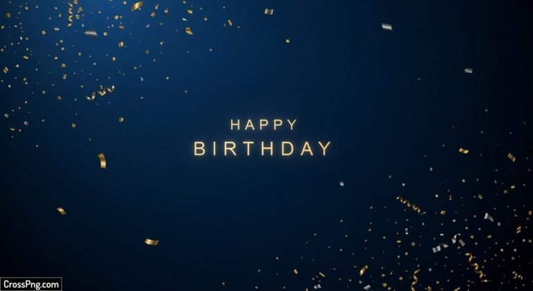 Dark blue birthday background image 3
