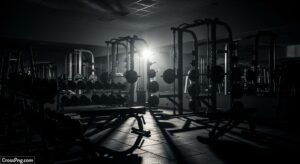 Dark gym background image