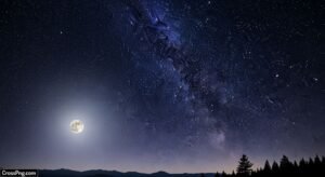 Dark night background image 2
