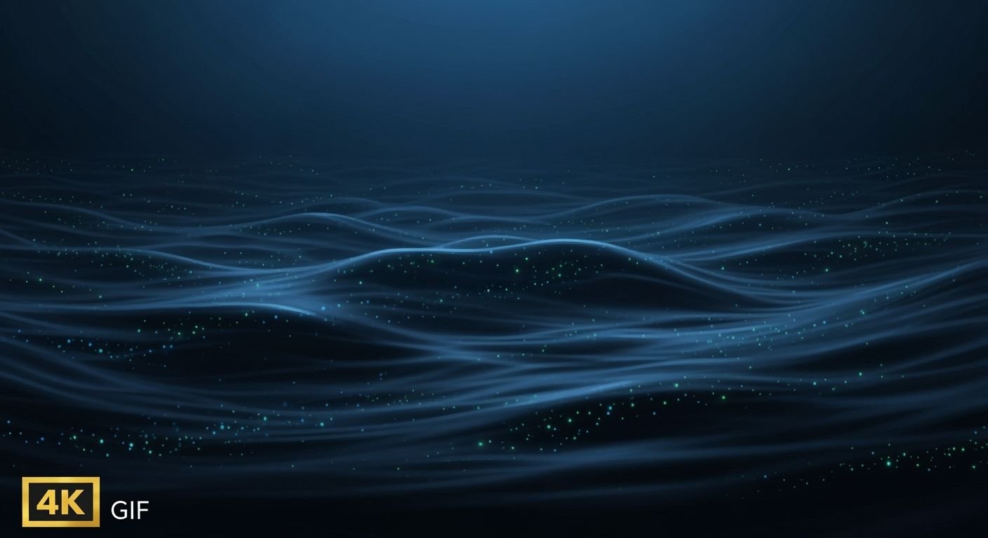 Dark ocean background gif 4k image 3