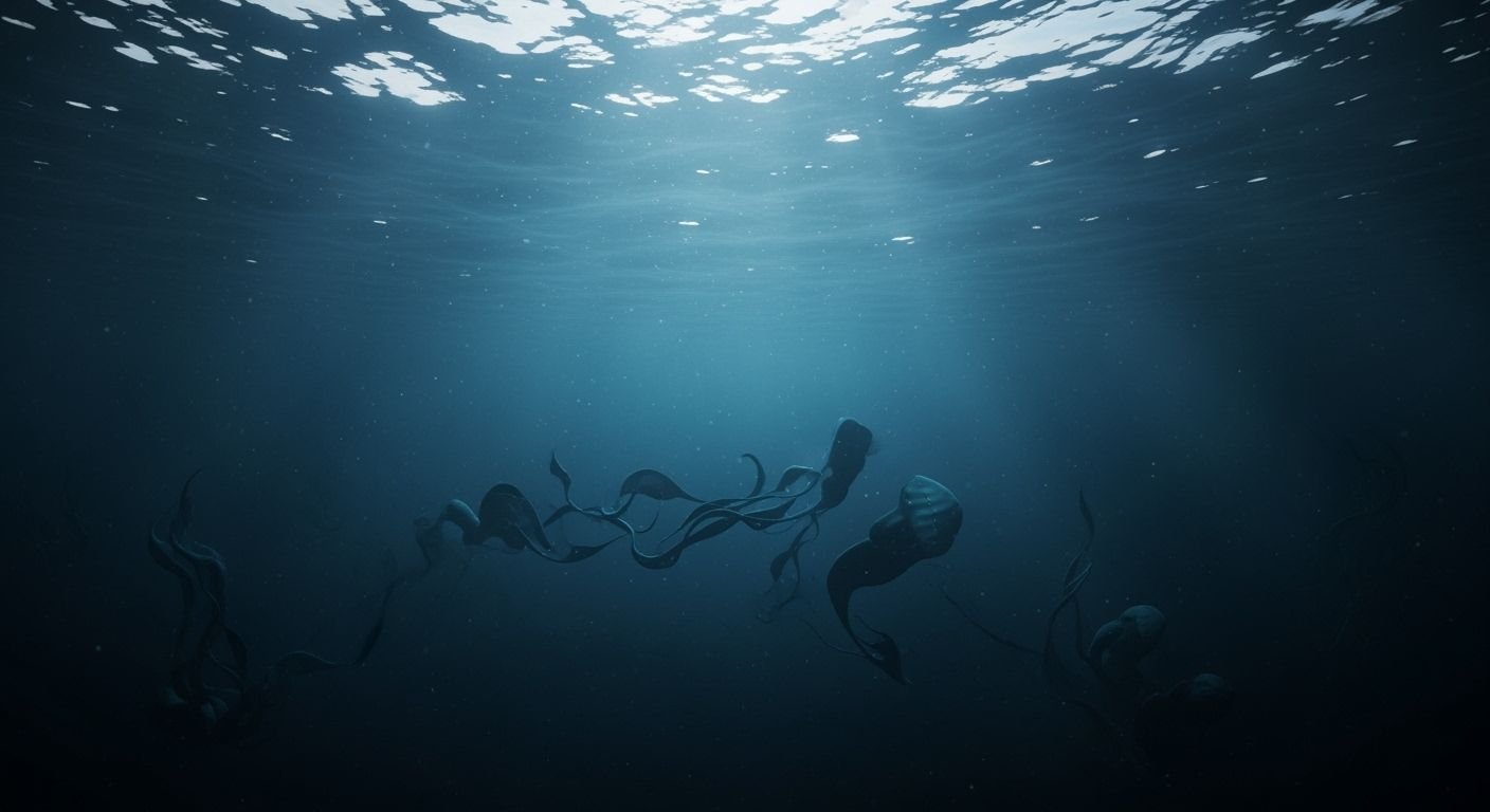 Dark ocean background gif 4k image 4