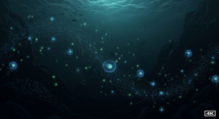 Dark ocean background gif 4k image