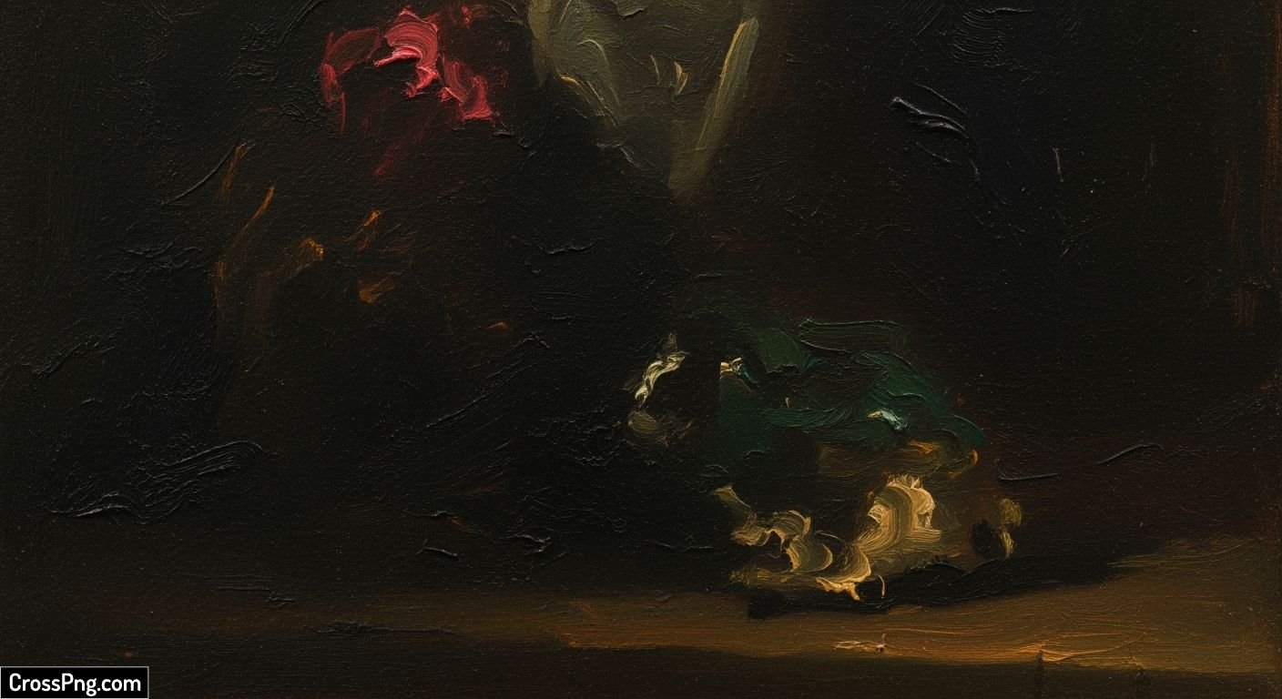 Dark oil painting background image