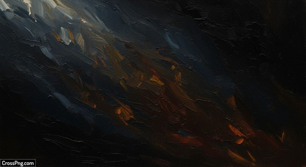 Dark oil painting background image