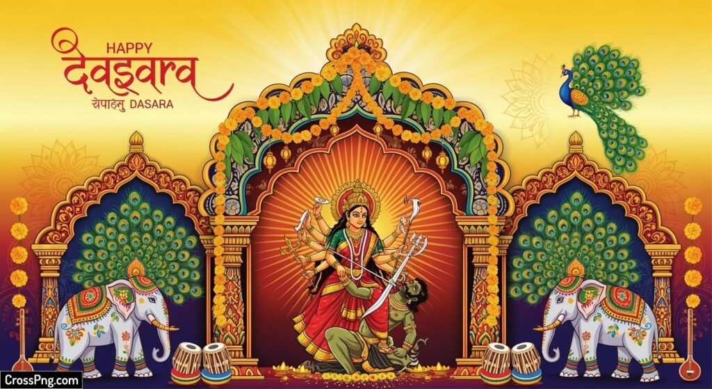 Dasara banner background image