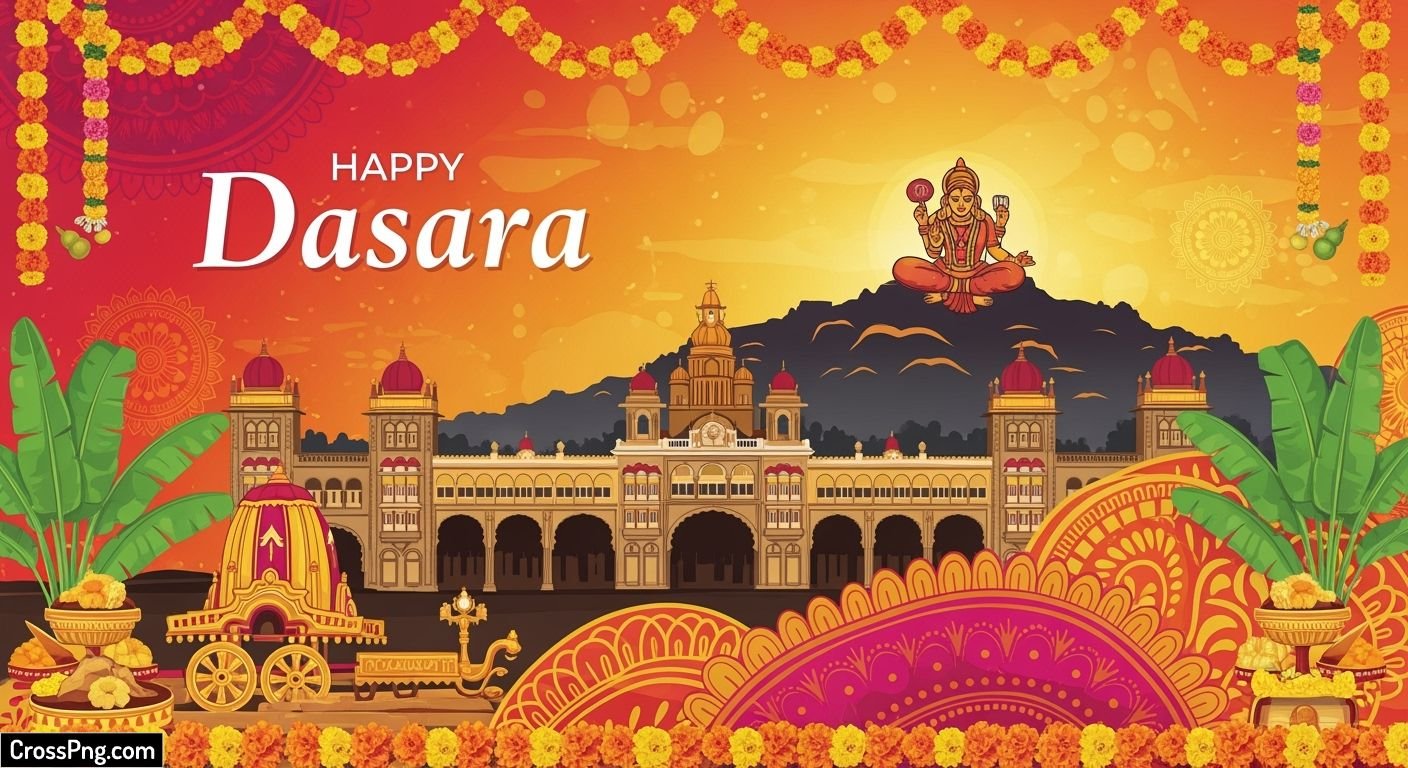 Dasara banner background image