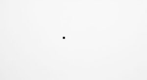 Dead pixel on white background image