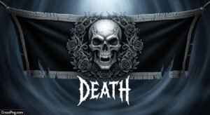 Death banner background image