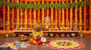 Design puja background image 2