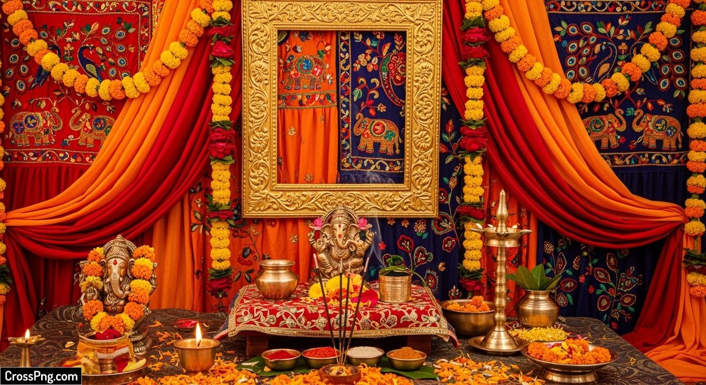 Design puja background image 3