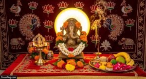 Design puja background image