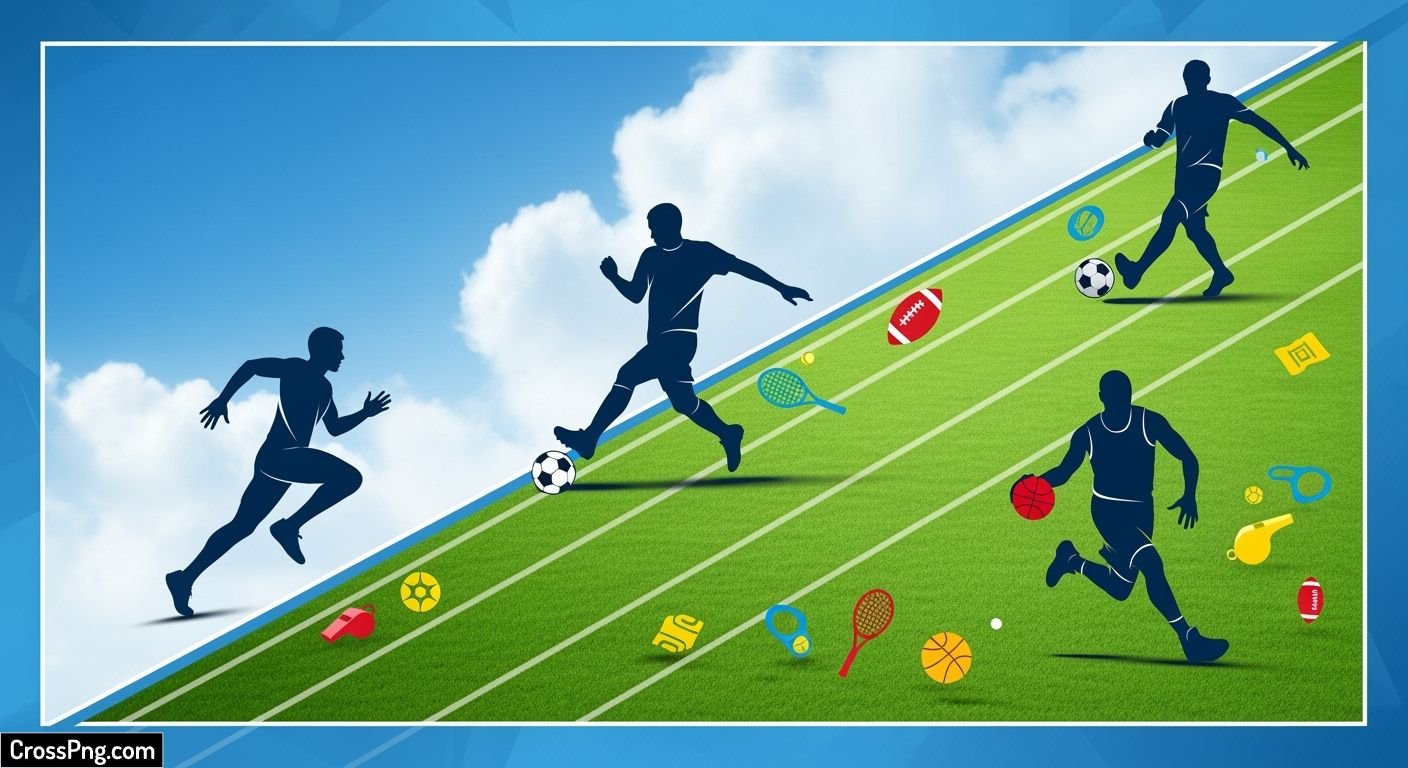 Design sports day invitation card background image