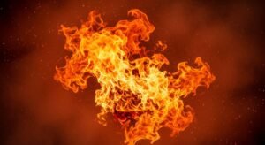 Desktop background fire image