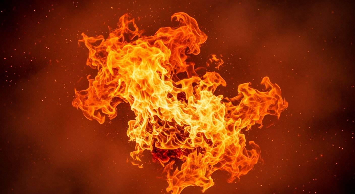 Desktop background fire image