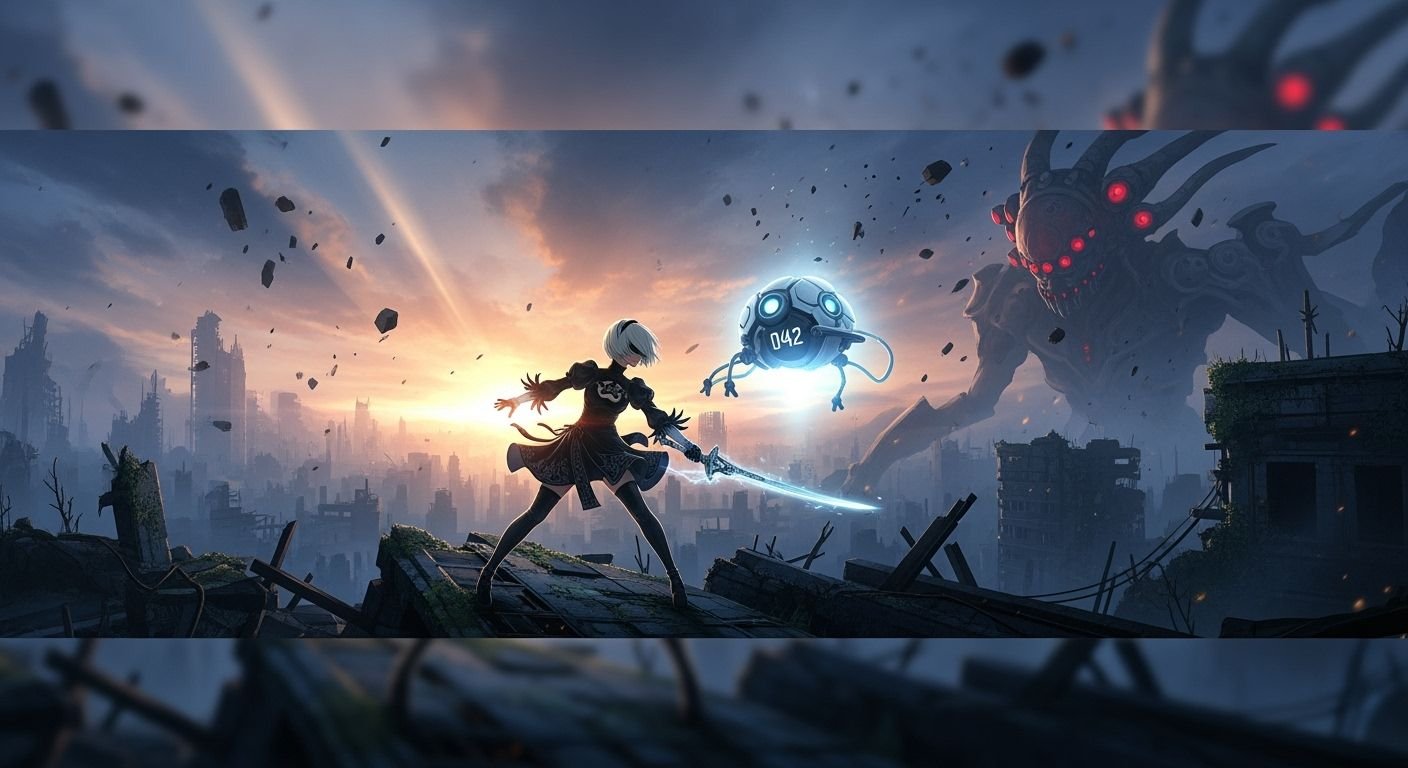 Desktop nier automata background image 3