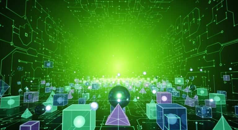 Digital green background image 3