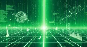 Digital green background image 4