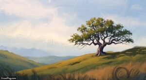 Digital oil painting background image