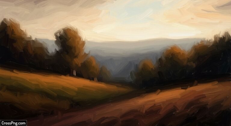 Digital oil painting background image 5