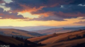 Digital oil painting background image 6