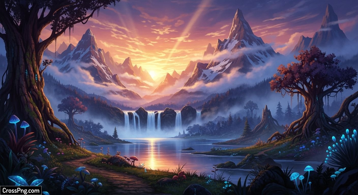 Digital painting background hd image 2