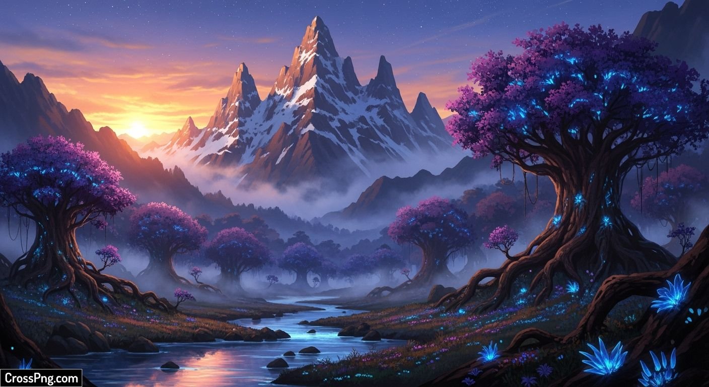 Digital painting background hd image 3
