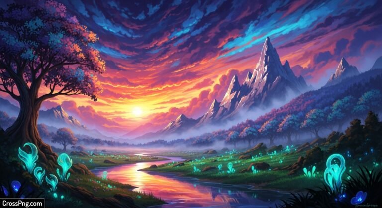 Digital painting background image