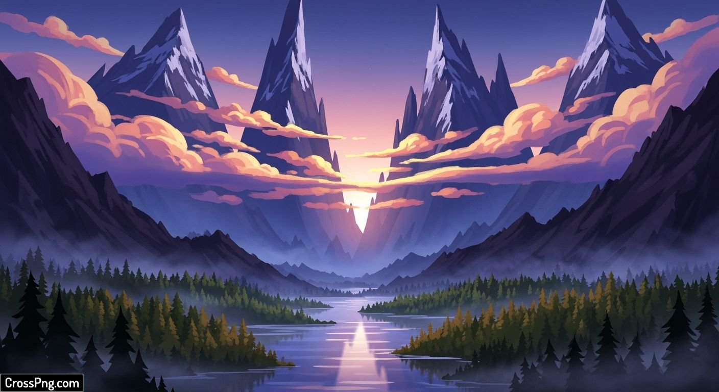 Digital painting background image