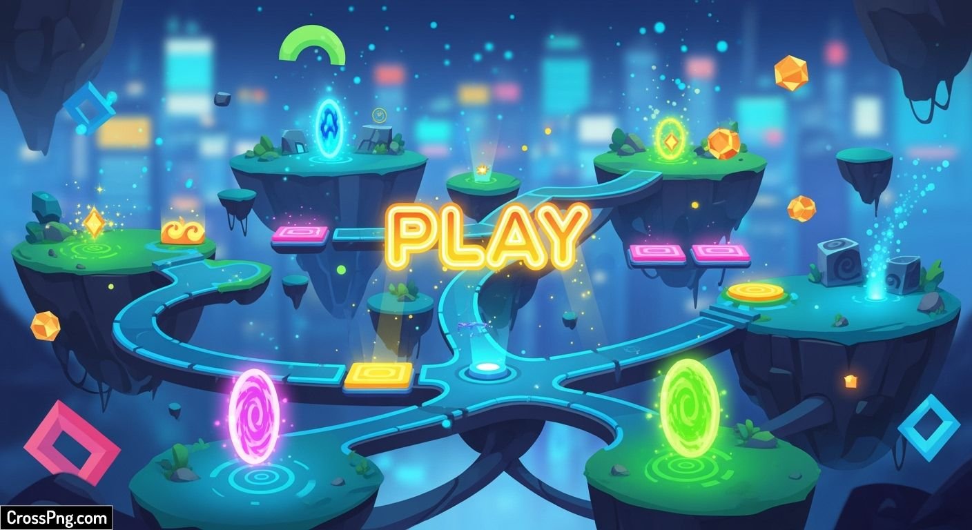 Digital play background online image