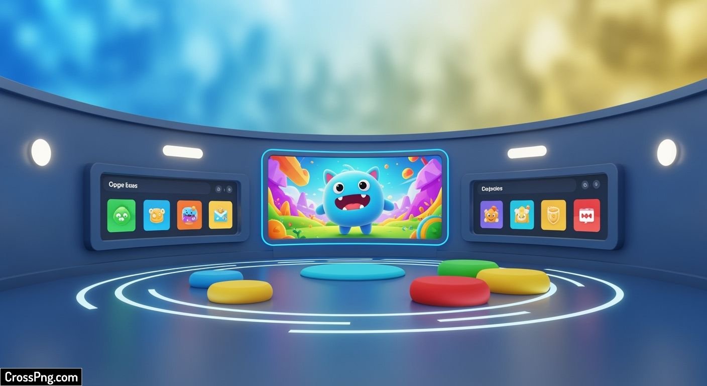 Digital play background online image