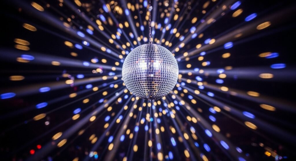 Disco ball background image