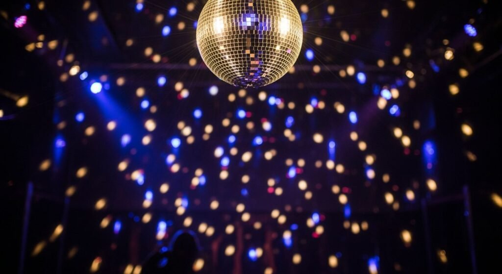 Disco ball background image 2