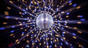 Disco ball background image