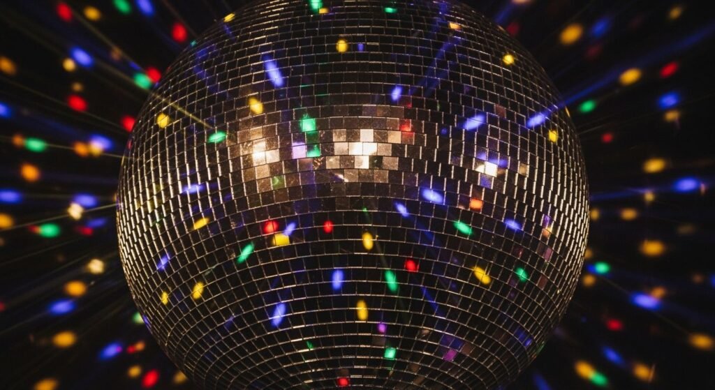 Disco ball background image 4