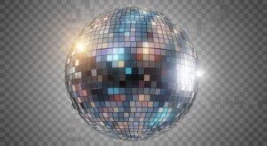 Disco ball transparent background image 2
