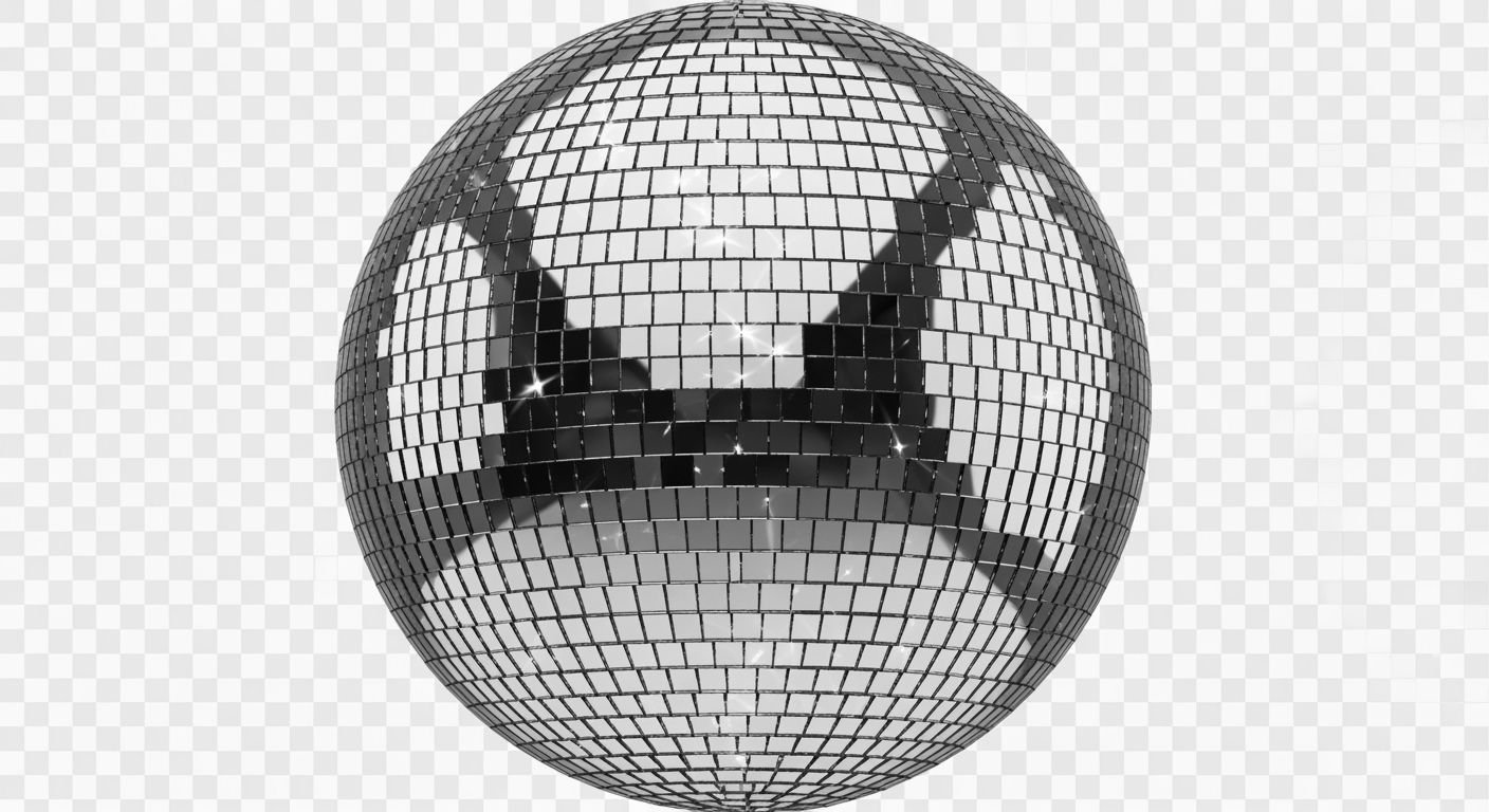 Disco ball transparent background image 3